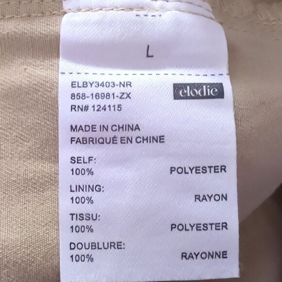 elodie Tan Khaki Carpenter Wide Leg Pants - Picture 8 of 8